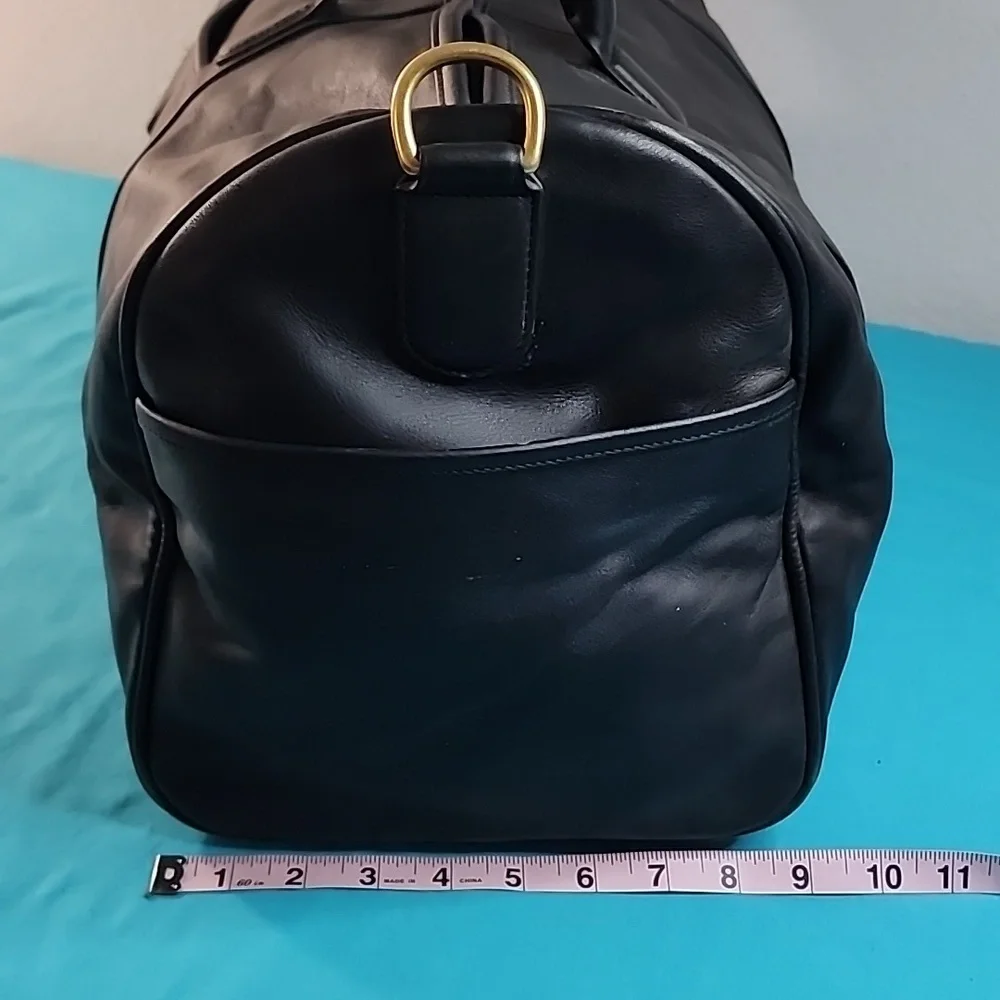 Rare Exclusive Coach x Lexus Limited Edition Black Leather Travel Luggage Bag